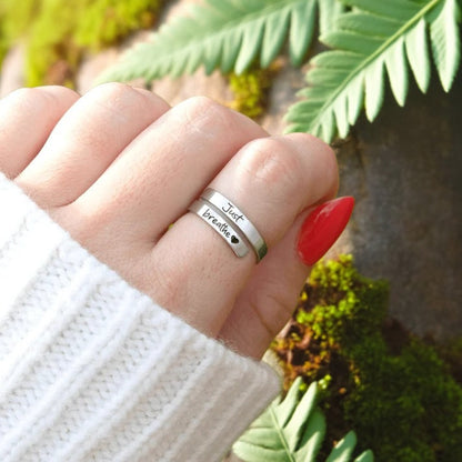 Just Breathe Ring